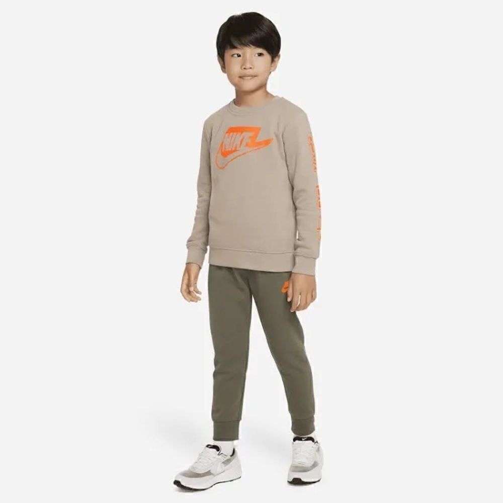 Nike Kids Fleece Crew Sweatshirt (Little Kids) - Picture 1 of 12